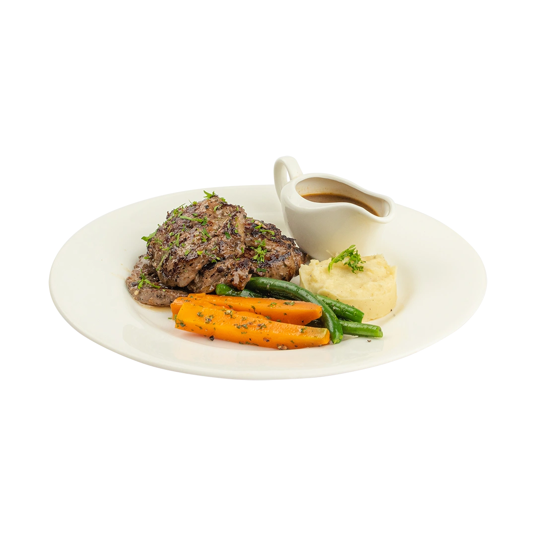 Peppercorn Crusted Beef Steak at The Fat Chef Whitefield Bangalore